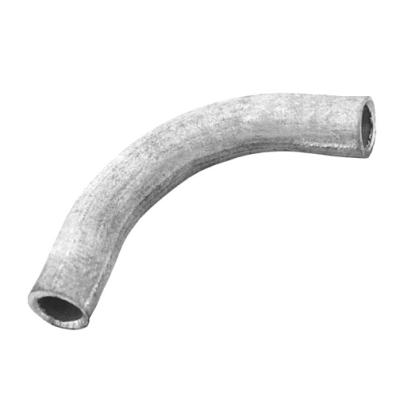Отвод стальной гнутый однорезьбовой оцинк Ду25 (Дн33,5х2,8) из труб по ГОСТ 3262-75, DN 25, 1 дюйм