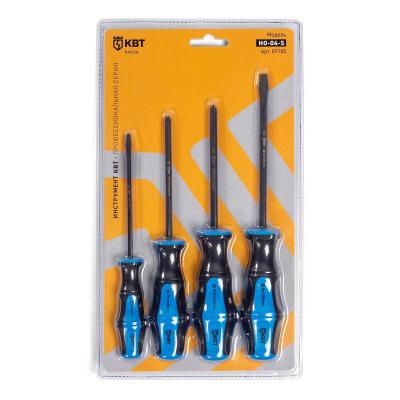 НО-04-S серия МАСТЕР КВТ НО-04-S серия МАСТЕР Набор отверток из стали S2