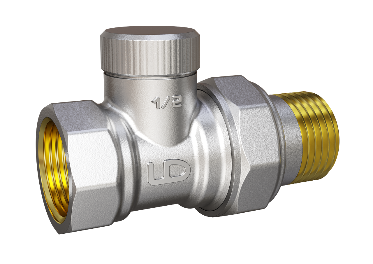 Клапан радиаторный настроечный LD Pride 59.15.В-ГШ.Н Ду15 Ру10