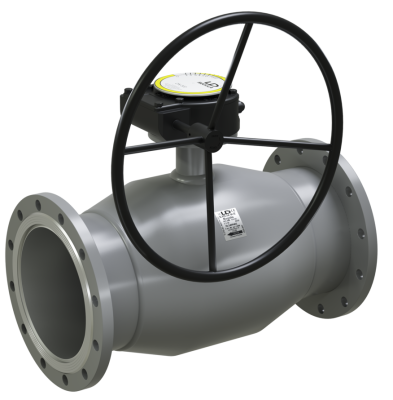 Кран шаровый LD КШЦФР Regula из стали 20 Ду300/250 Ру1,6МПа с редуктором