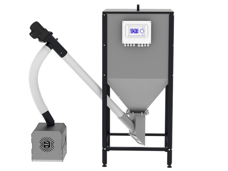 Пеллетная горелка ZOTA "RAY" — 25 (горелка+ПУ+механизм+бункер)