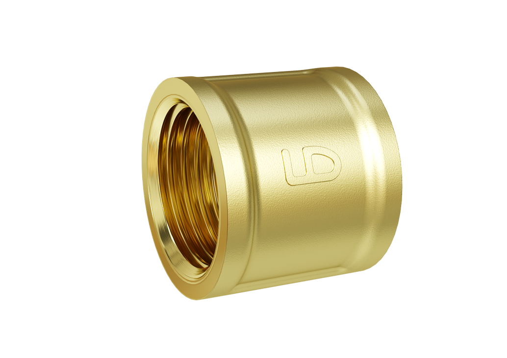 Муфта LD Pride DN25 (1") ВР латунь с биркой