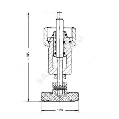 Рукоятка запорно-регулирующая для VFG(S),VFQ2 Danfoss 003G1499