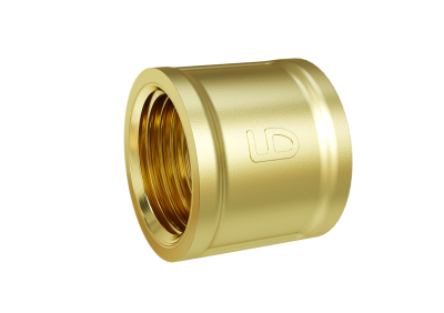 Муфта LD Pride DN40 (1 1/2") ВР латунь с биркой