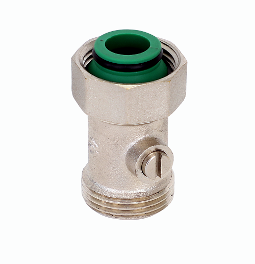 Кран для нижнего подключения прямой, с шаровым затвором MVI 3/4"x3/4"