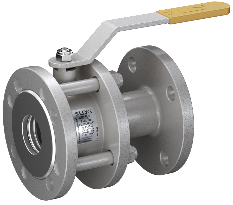 Кран шаровый 11с67п КШРФ из стали 20 Ду150 Ру1,6МПа полнопроходной