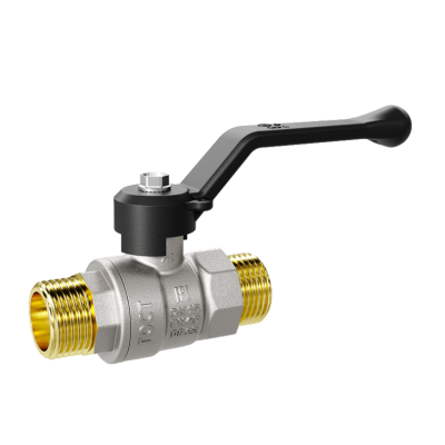 Кран шаровой латунный LD Pride 47.20.Н-Н.Р Ду 20 Ру 40 рычаг с биркой