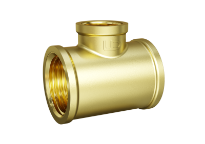 Тройник переходной LD Pride DN20х15х20 (3/4"ВР х 1/2"ВР х 3/4"ВР) латунь с биркой