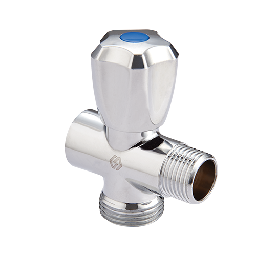 Вентиль-тройник сантехнический 1/2"x3/4"x1/2" вн.-нар.-нар.