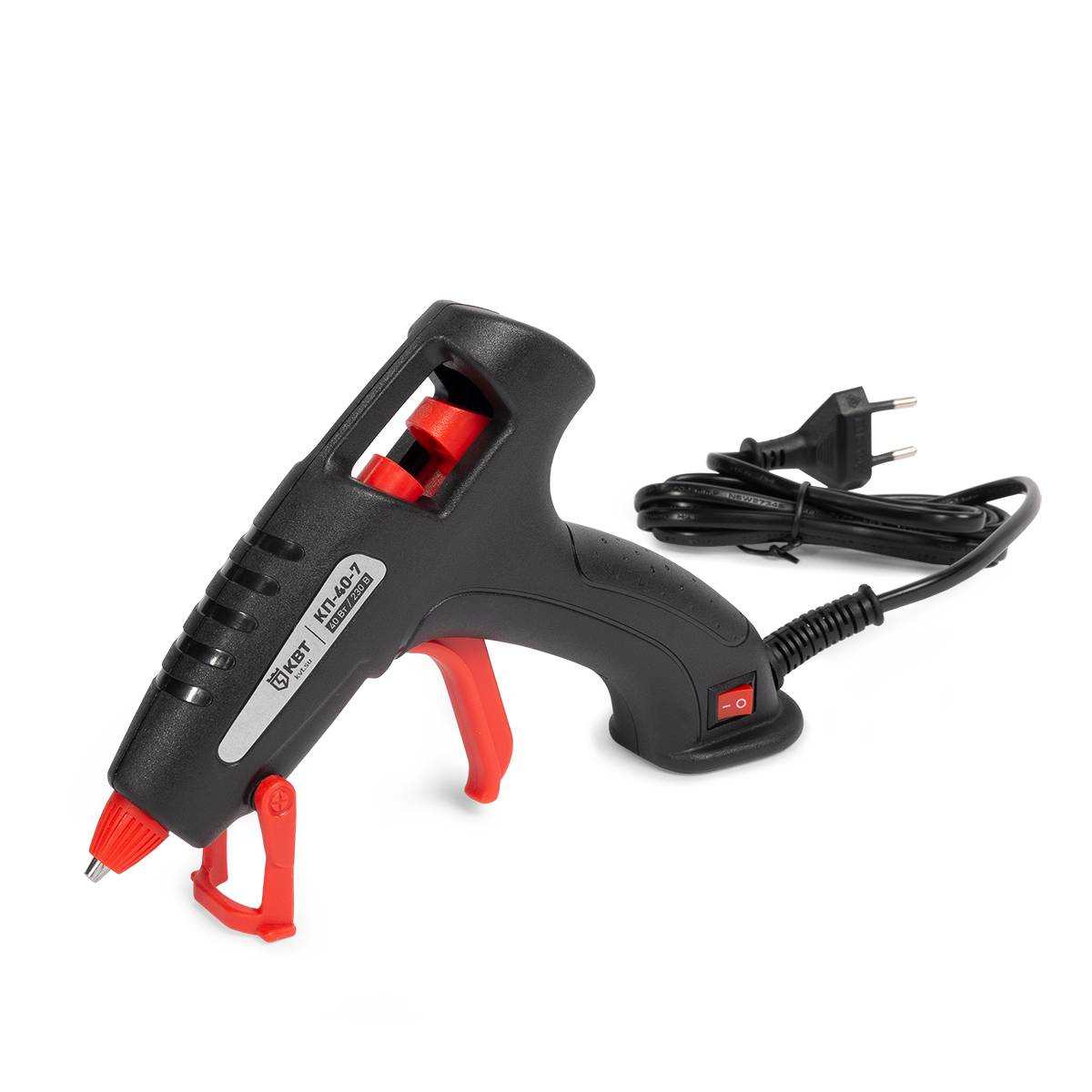 КП-40-7 серия ПРОФИ КВТ КП-40-7 серия ПРОФИ Пистолет клеевой 40 Вт с диаметром стержня 7 мм