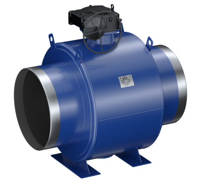 Кран шаровый LD КШЦПР Energy из стали 09Г2С Ду600 Ру2,5МПа полнопроходной с редуктором