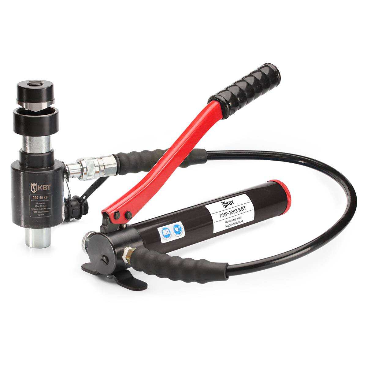 ПГПО-60 серия МАСТЕР КВТ ПГПО-60 серия МАСТЕР Пресс гидравлический помповый для пробивки отверстий