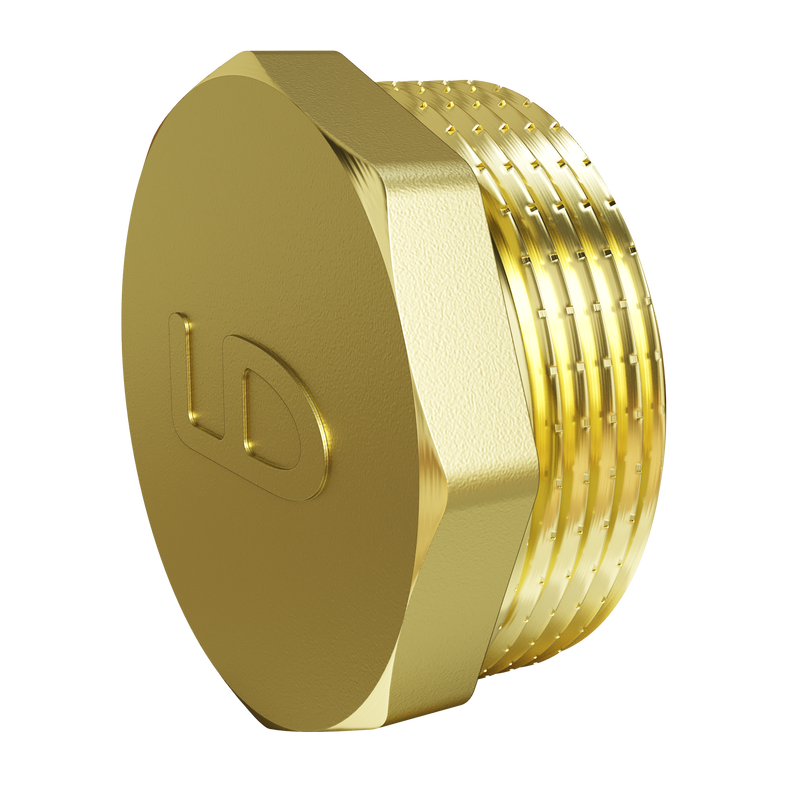 Пробка (в трубу) LD Pride DN40 (1 1/2") НР латунь