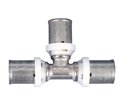 Пресс-фитинг тройник равносторонний MVI 16