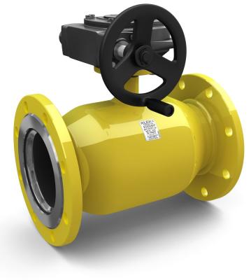 Кран шаровый LD КШЦФ Р Energy Gas 500/400.016.Н/П.03. из стали 09Г2С Ду500/400 Ру1,6МПа с редуктором