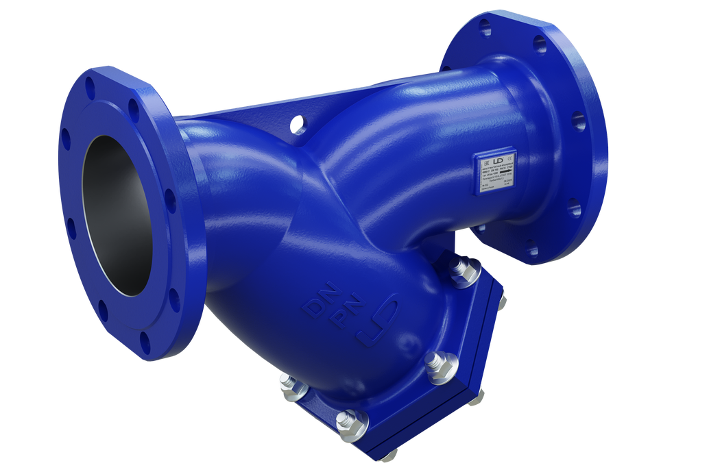 Фильтр магнитный фланцевый LD ФМФ У-образный чугунный DN125 PN 16