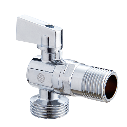 Кран сантехнический угловой 1/2" х 3/4" нар.-нар.