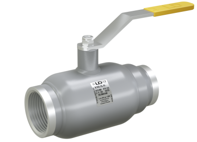 Кран шаровый LD КШЦК из стали 20 Ду40 Ру4,0МПа полнопроходной (муфта/приварка)