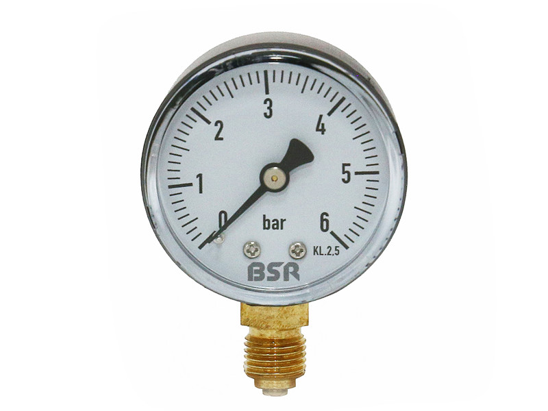 Манометр BSR 6 бар, 1/4 ", ? 50, радиальный