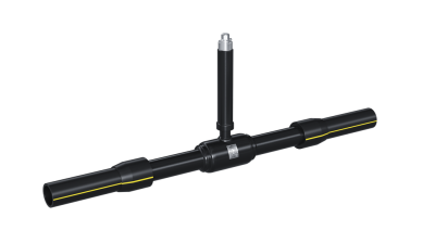 Кран шаровый LD для подземной установки КШЦП Gas 080.016.П/П.02. из стали 20 Ду80 Ру1,6МПа Н=1500мм с ПЭ патрубками SDR 9, 90/89