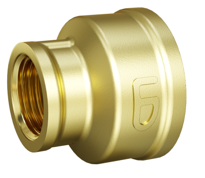 Муфта переходная LD Pride DN20х15 (3/4"ВР х 1/2"ВР) латунь