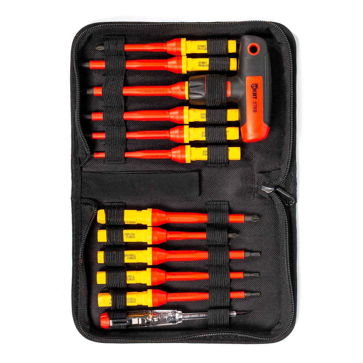 НИО-4412-Т серия ПРОФИ КВТ НИО-4412-Т серия ПРОФИ Набор диэлектрических отверток