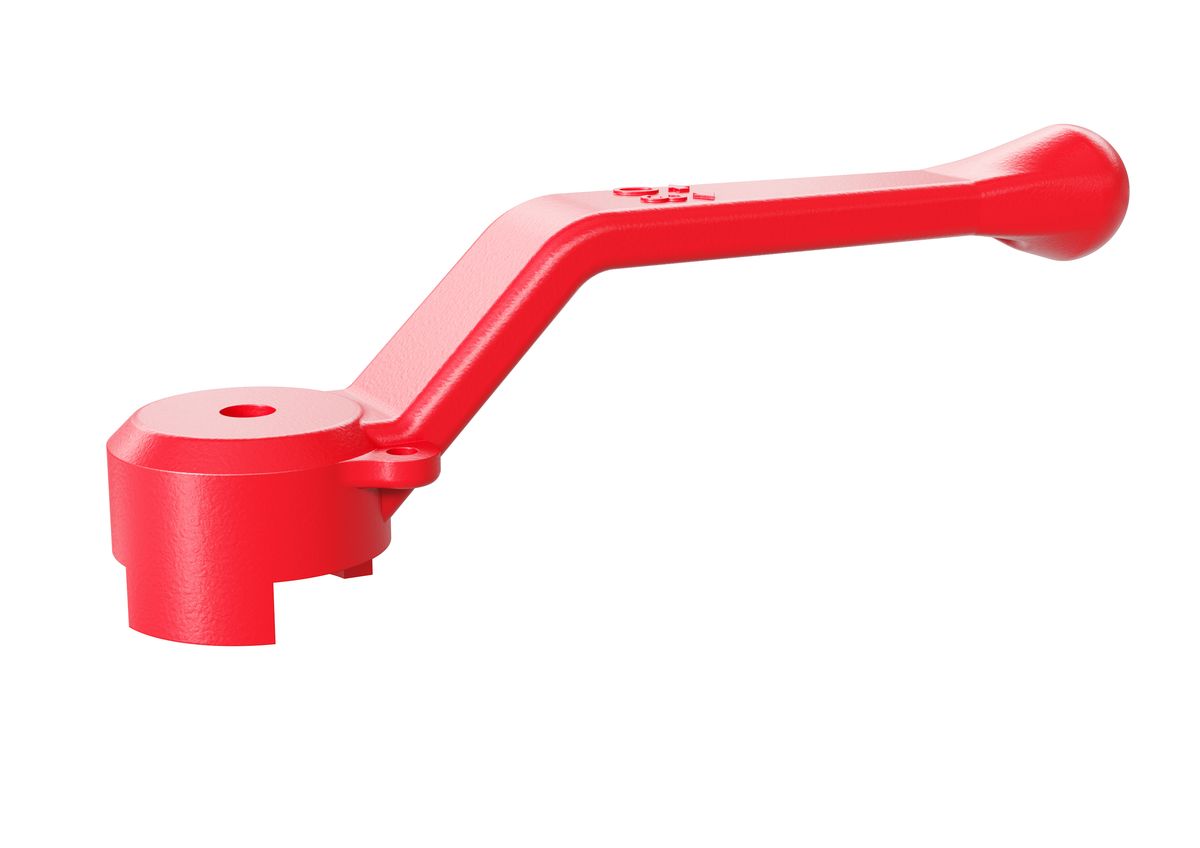 Рукоятка "Рычаг" (Красный) LD Pride для DN 15, 20