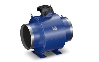 Кран шаровый LD КШЦПР Energy из стали 09Г2С Ду800/700 Ру2,5МПа с редуктором