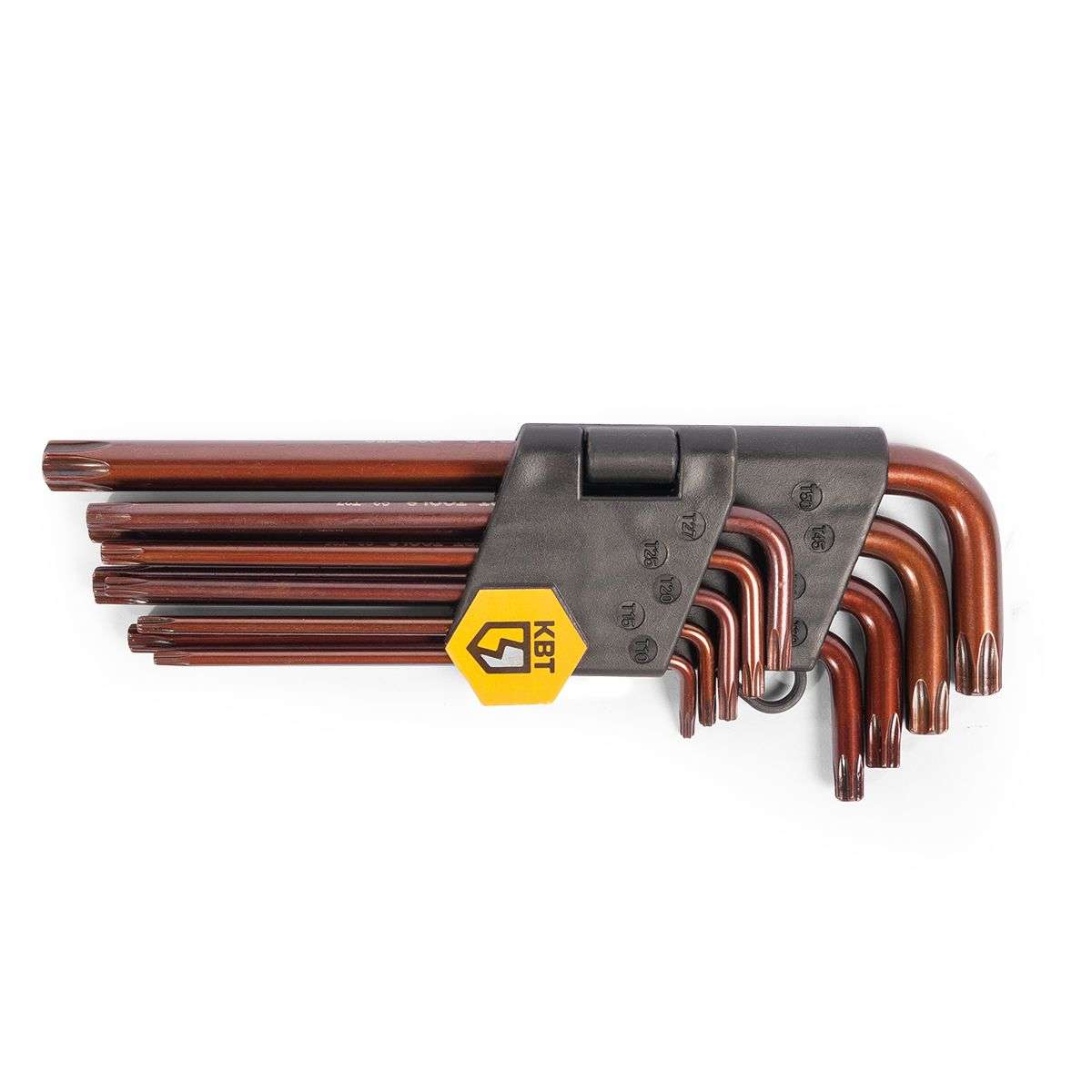 КТ-9-S2 (Т10-Т50) серия KBT-PROFESSIONAL КВТ КТ-9-S2 (Т10-Т50) серия KBT-PROFESSIONAL Набор ключей TORX