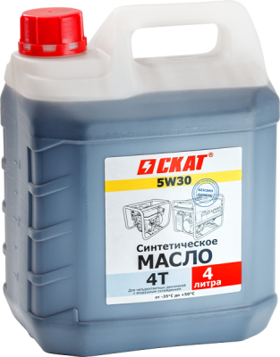 Масло для 4-тактных двигателей синтетическое SAE 5W30 4 л