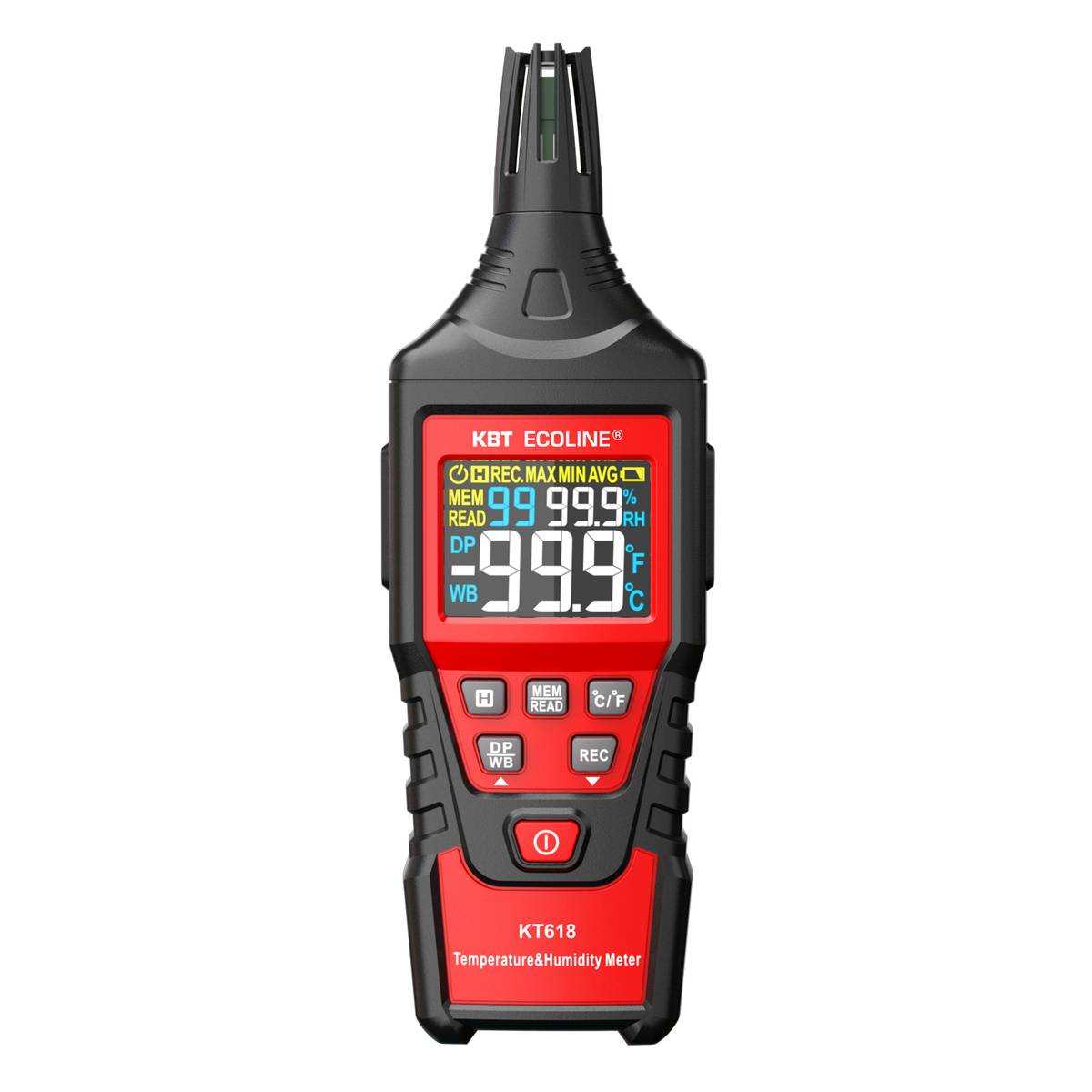 КТ 618 серия ECOLINE КВТ КТ 618 серия ECOLINE Термогигрометр