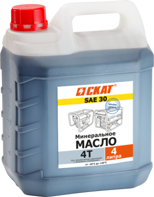 Масло для 4-тактных двигателей минеральное SAE 30 4 л