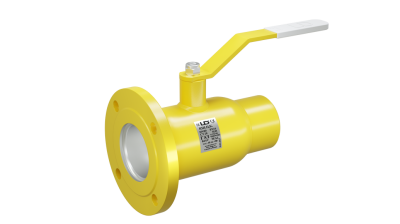 Кран шаровый LD КШЦК Gas 100.016.П/П.02. (фланец/приварка) из стали 20 Ду100 Ру1,6МПа