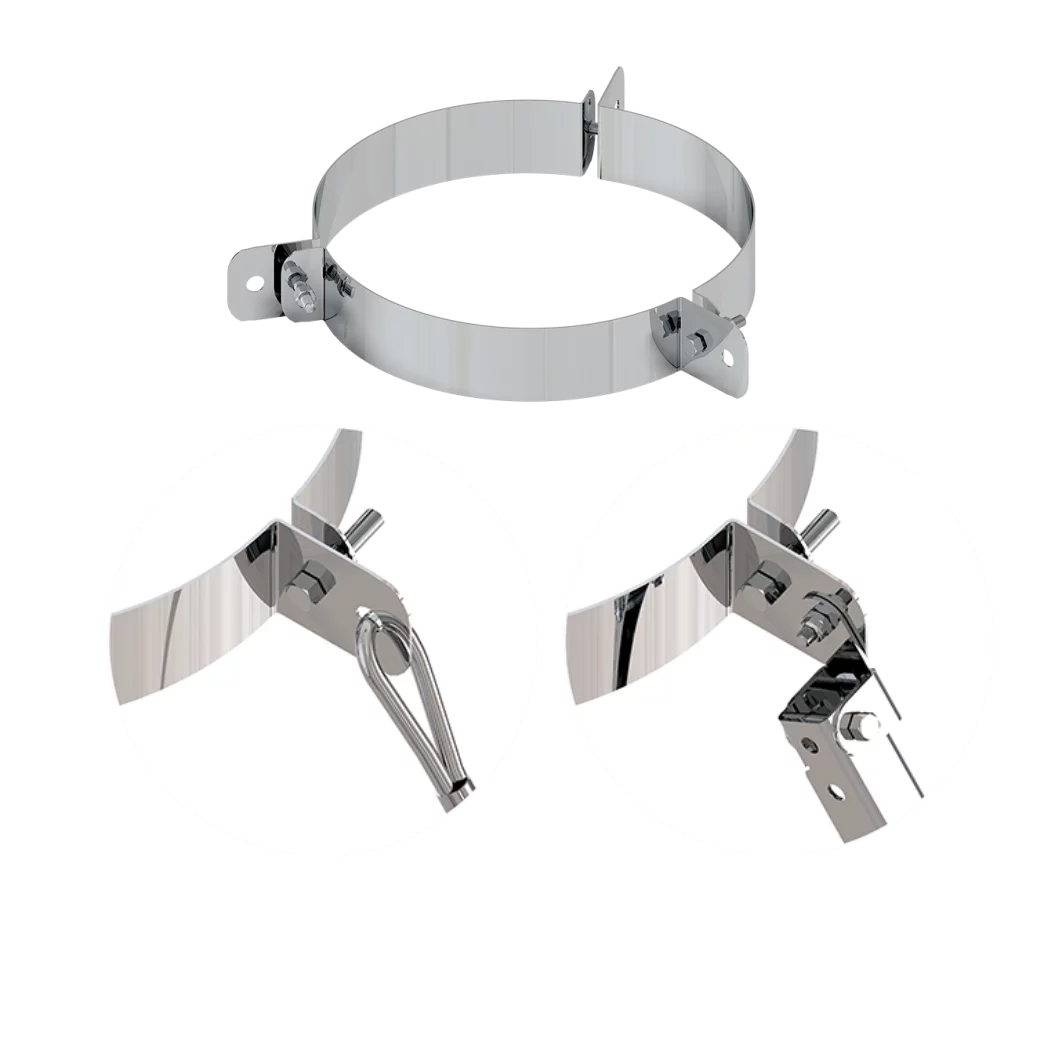 Хомут под растяжку составной (430) Ф350