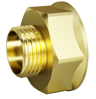 Переход LD Pride  DN20х15 (3/4"ВР х 1/2"НР) латунь