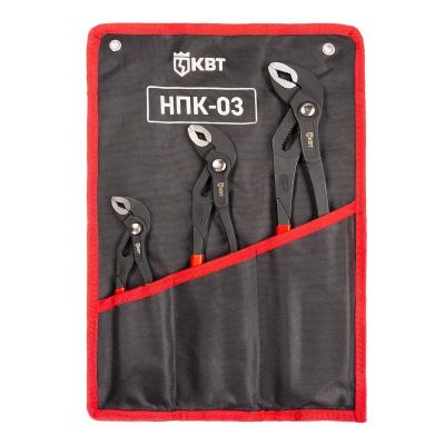 НПК-03 серия ПРАКТИК КВТ НПК-03 серия ПРАКТИК Набор переставных клещей