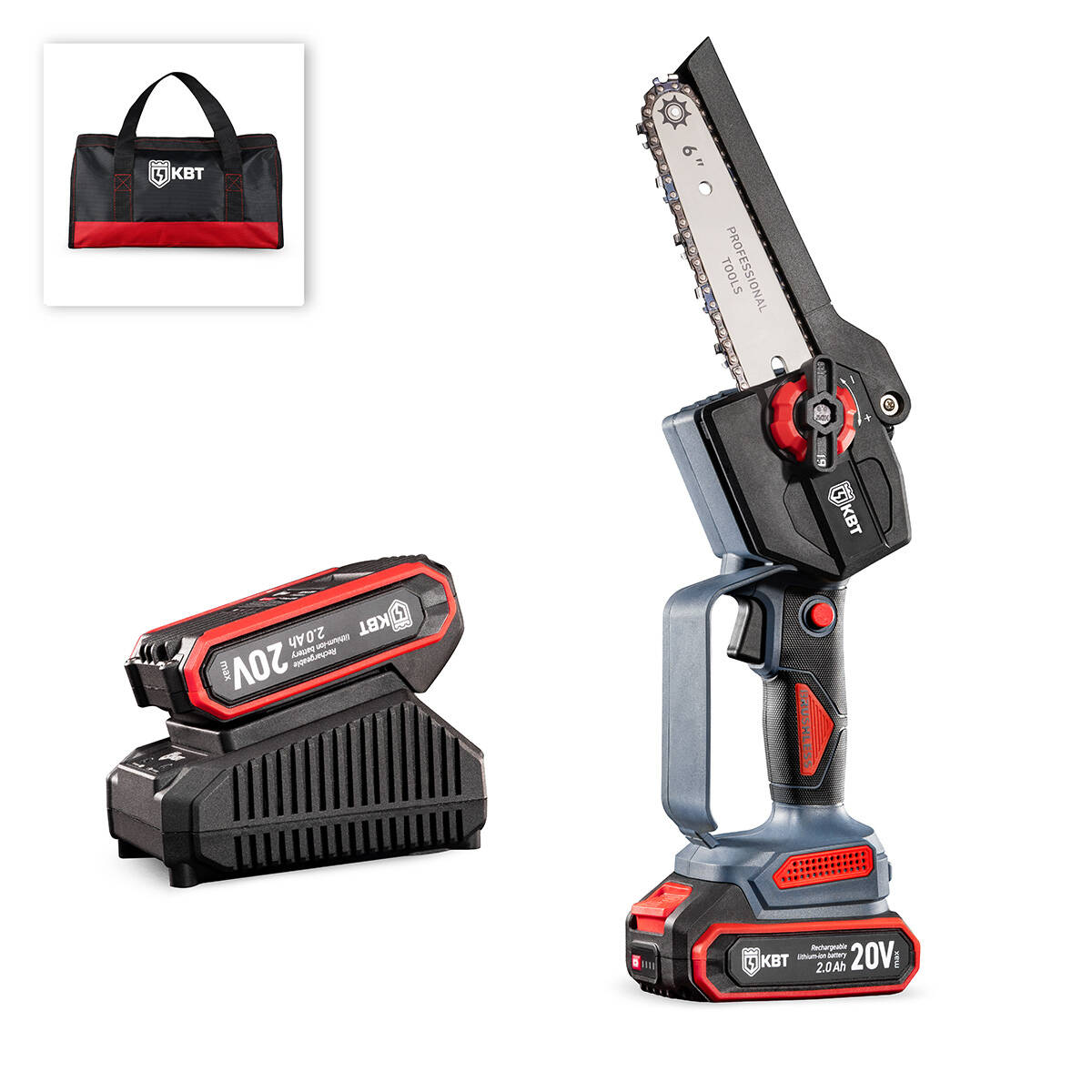 CBS-20-06 серия ПРОФИ КВТ CBS-20-06 серия ПРОФИ Пила цепная аккумуляторная