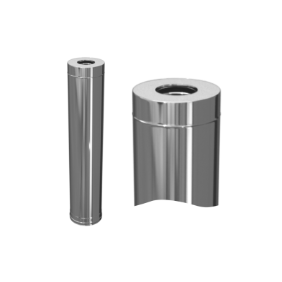 Сэндвич 1,0м (304/0,8мм + нерж.+ ceramics) Ф115х200