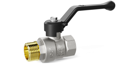 Кран шаровой латунный LD Pride 47.20.В-Н.Р Ду 20 Ру 40 рычаг