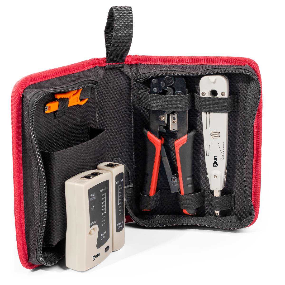 LAN-4 серия ПРОФИ КВТ LAN-4 серия ПРОФИ Набор для работ с сетевым кабелем