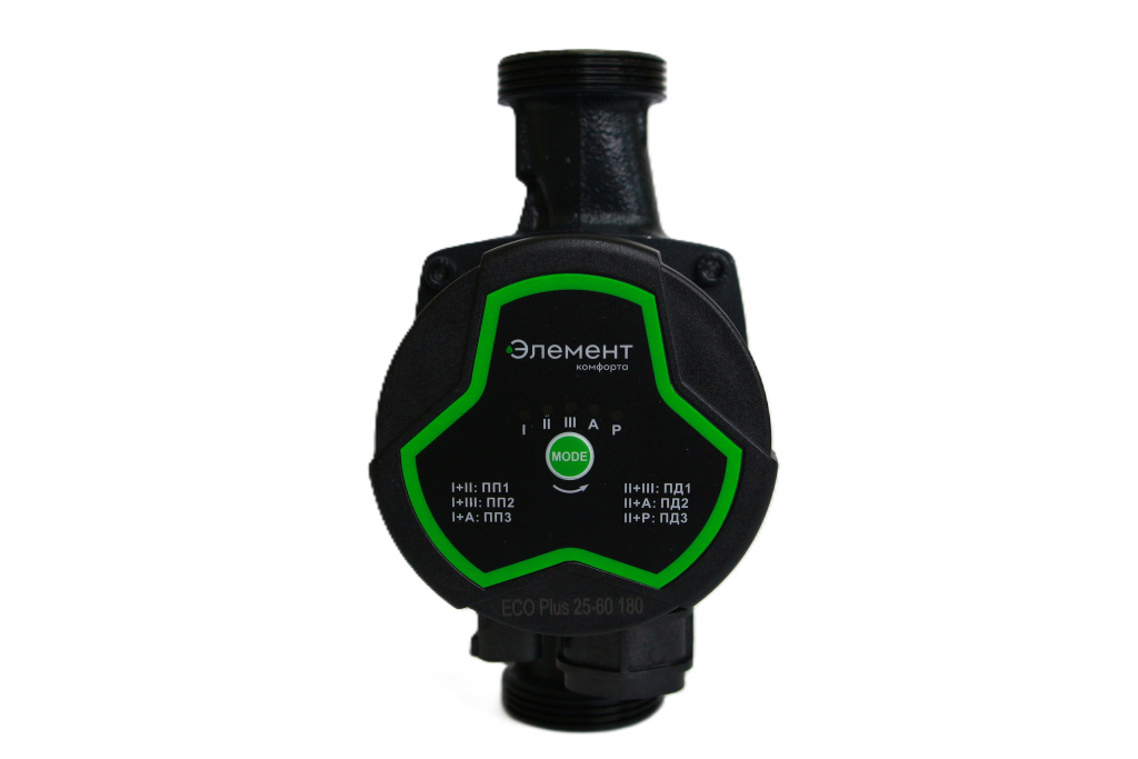 Циркуляционный насос ECO Plus 25-60 180 (с комплектом гаек)