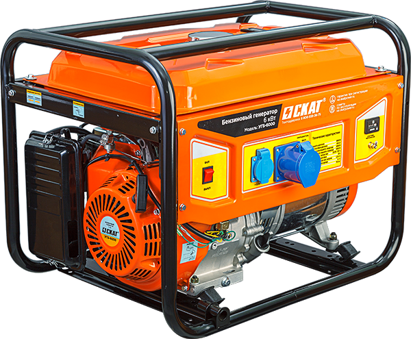 Установка генераторная бензиновая УГБ-6000