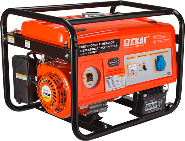 Установка генераторная бензиновая УГБ-3200Е