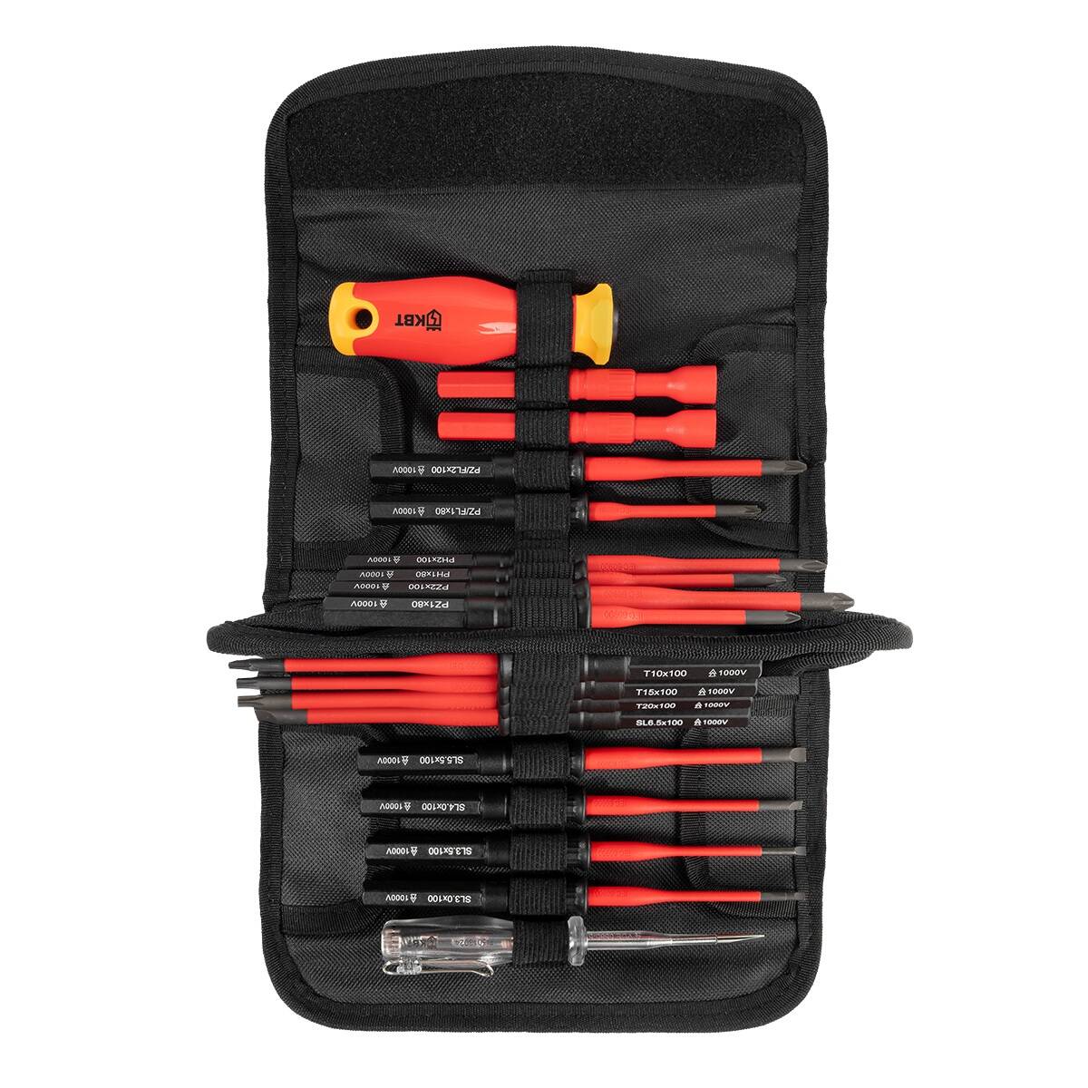 НИО-1118 серия СЛИМ КВТ НИО-1118 серия СЛИМ Отвертка диэлектрическая со сменными битами