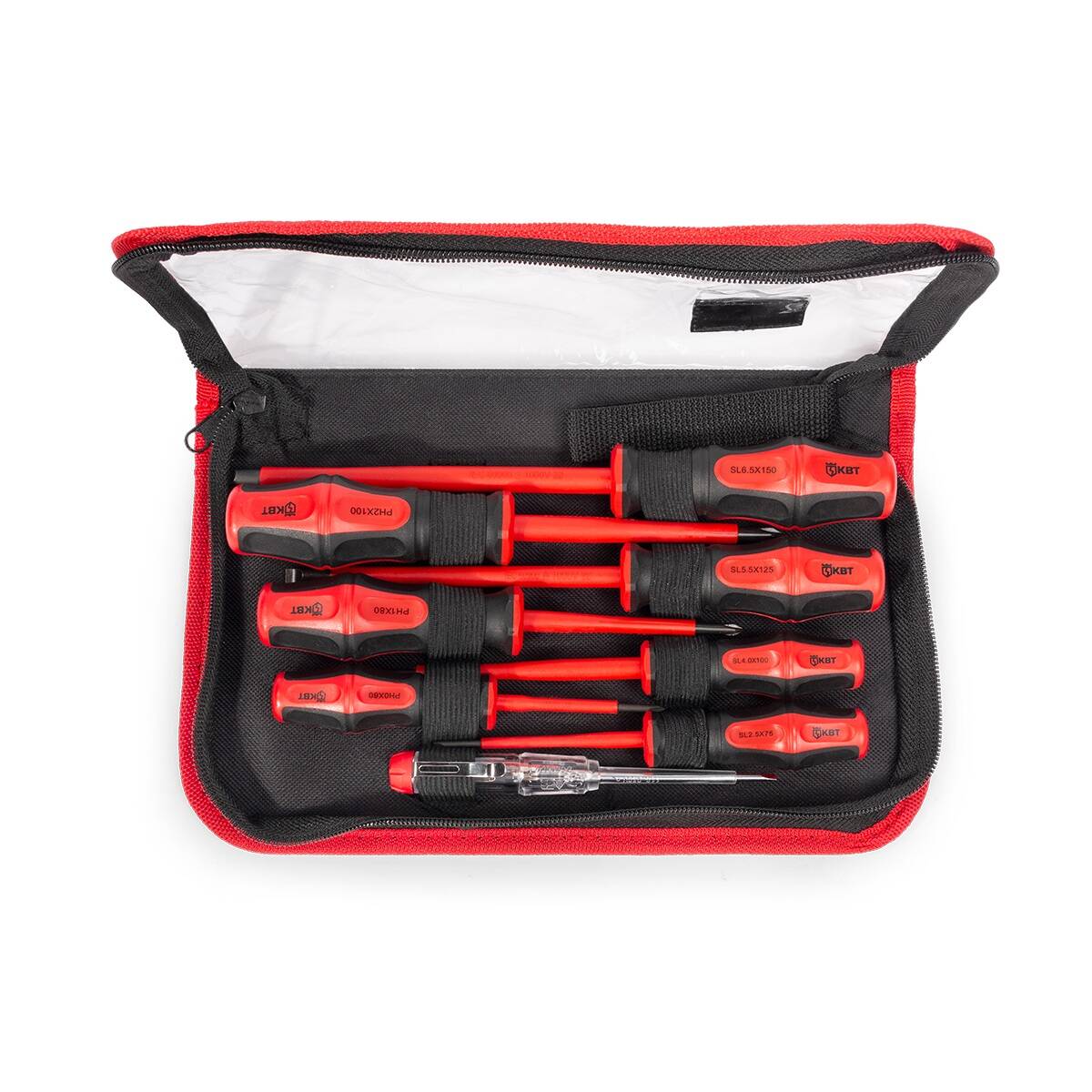 НИО-08 серия ПРОФИ КВТ НИО-08 серия ПРОФИ Набор диэлектрических отверток