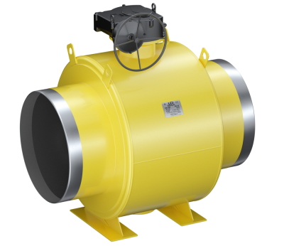 Кран шаровый LD КШЦП Р Gas 700/600.025.Н/П.02. из стали 20 Ду700/600 Ру2,5МПа с редуктором