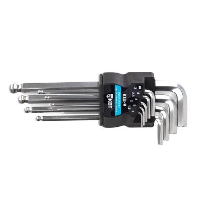 КШ-9 серия KBT-PROFESSIONAL КВТ КШ-9 серия KBT-PROFESSIONAL Набор шестигранных ключей с шаром