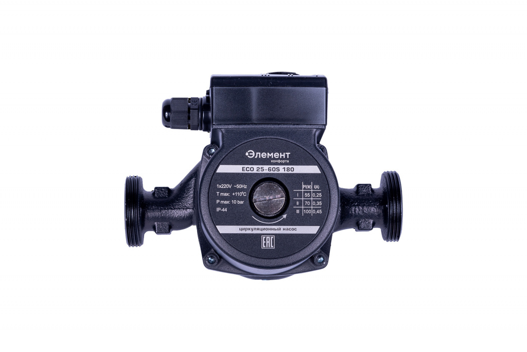 Циркуляционный насос ECO 25-40S 180 (с комплектом гаек)