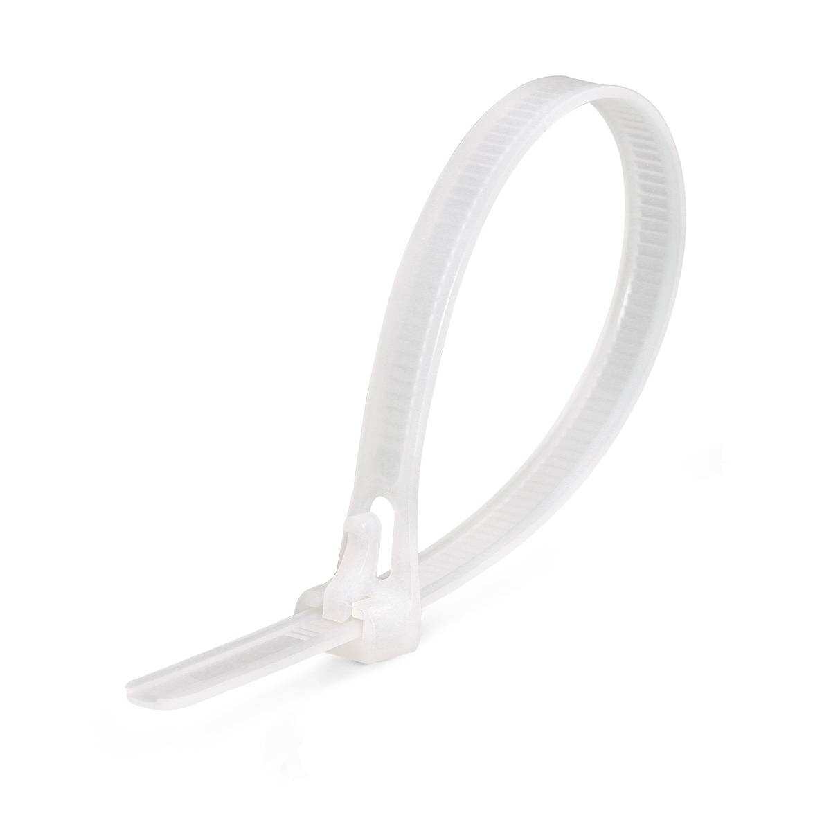 КСР 7.5x300 (бел) (100шт) Fortisflex КСР 7.5x300 (бел) (100шт) Стяжка нейлоновая