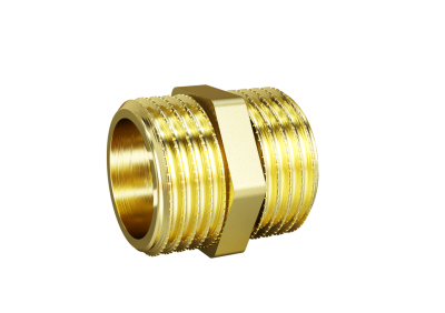 Ниппель прямой LD Pride DN20 (3/4") НР/НР латунь с биркой